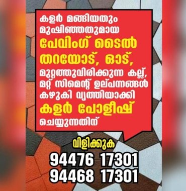 പേവിങ് ടൈല്‍ ക്ലീനിങ്